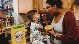 mother and son