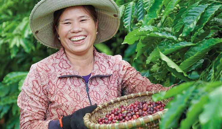 female coffee farmer