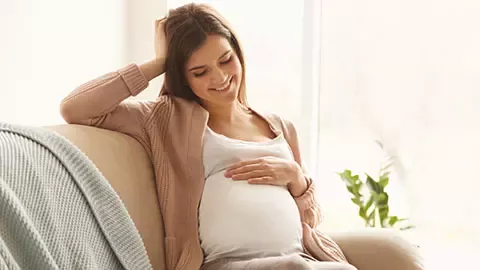 Mother with small children